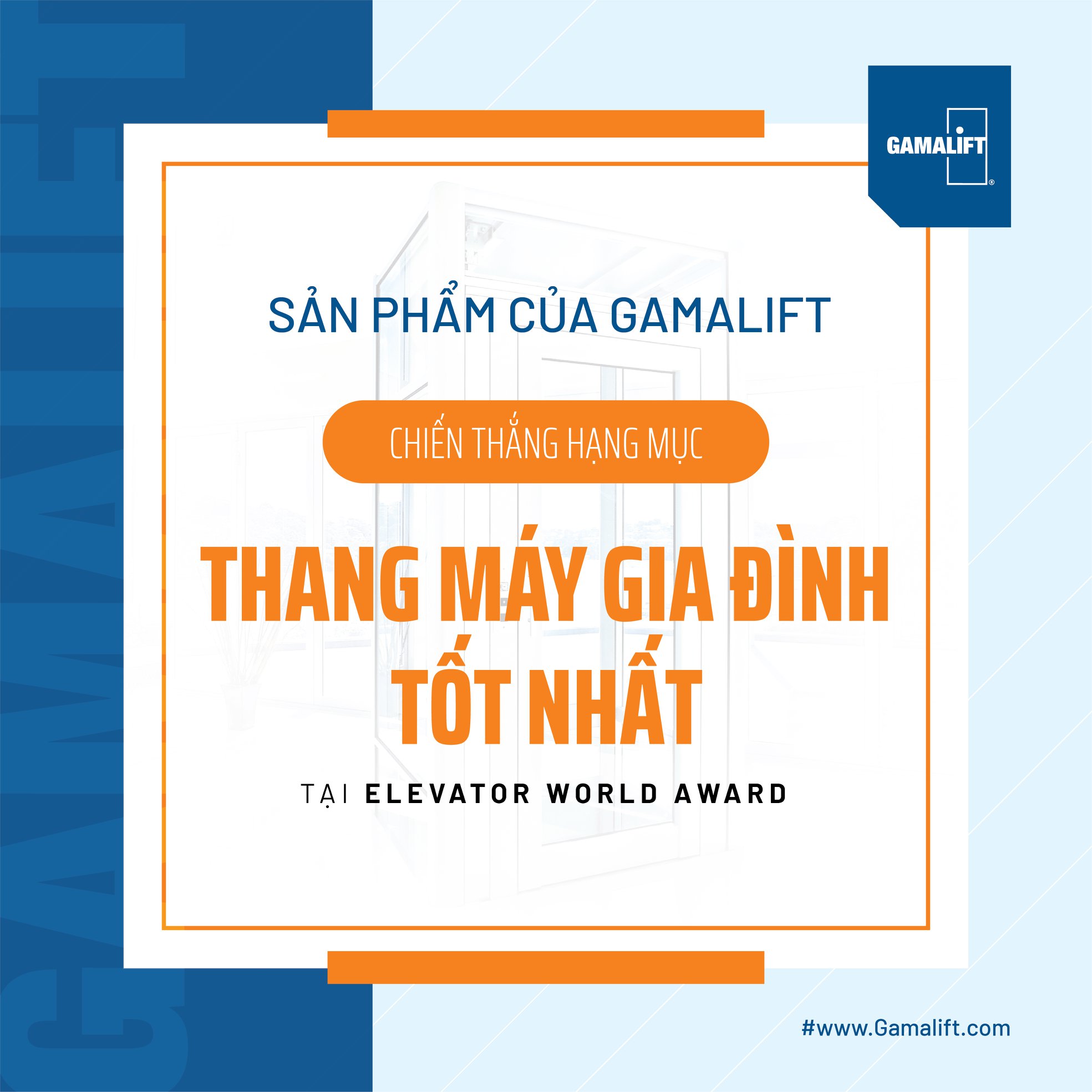 <p>Hạng mục Thang m&aacute;y gia đ&igrave;nh tốt nhất tại Elevator World Award 2020.</p>
